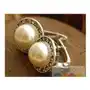 ADRIA - srebrne kolczyki z perłami i kryształami, kolor biały Sklep