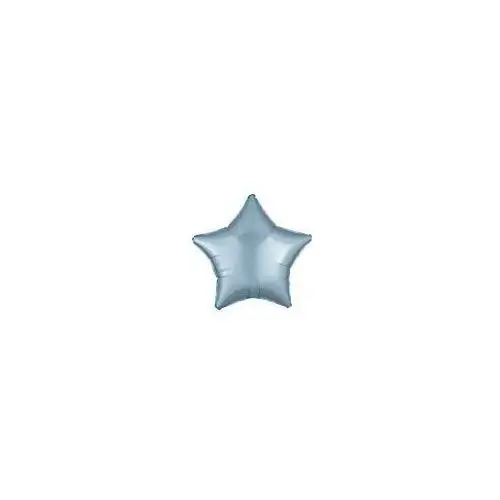 Amscan Balon foliowy lustre pastel niebieski gwiazda 48cm