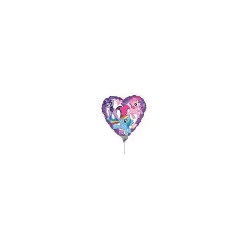 Amscan Mini shape. balon foliowy my little pony serce