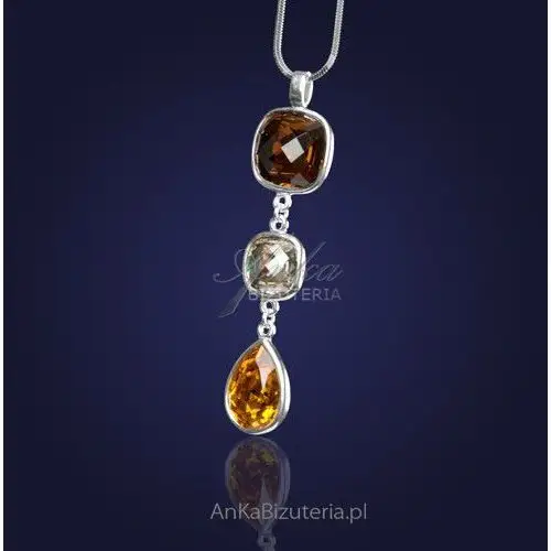 Anka biżuteria Ankabizuteria.pl biżuteria naszyjnik srebrny z kryształami swarovski 2