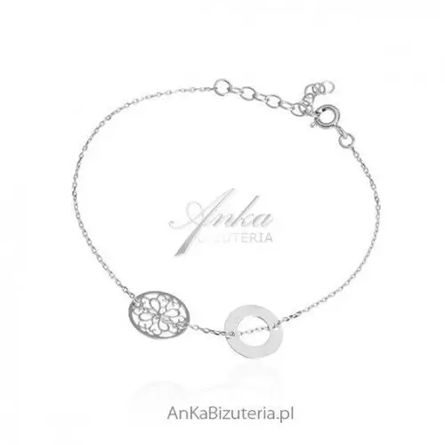 Ankabizuteria.pl Bransoletka srebrna modna biżuteria dla kobiet