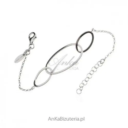 Ankabizuteria.pl bransoletka srebrna włoska biżuteria Anka biżuteria