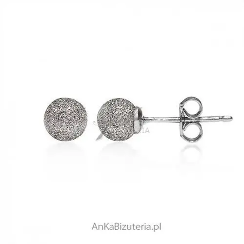 Ankabizuteria.pl kolczyki srebrne rodowane diamentowane Anka biżuteria