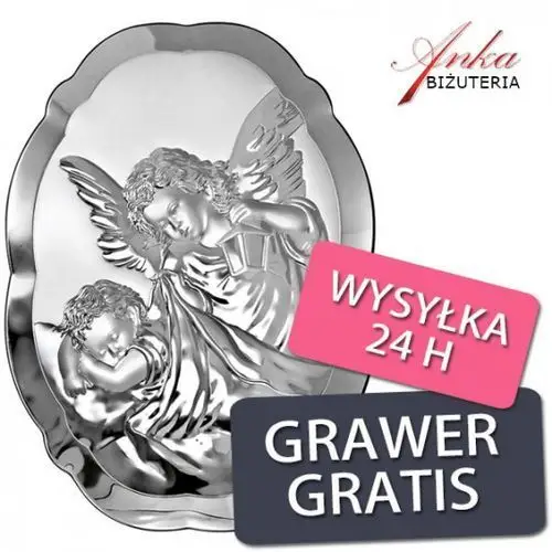 Anka biżuteria Ankabizuteria.pl pamiątka na chrzest dla dziecka 69 grawer gratis