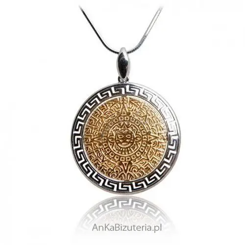 Ankabizuteria.pl zawieszka srebrna pozłacana "greckie marzenie" Anka biżuteria