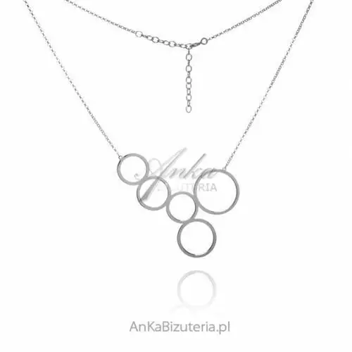 Ankabizuteria.pl Biżuteria srebrna - naszyjnik - mam klasę, kolor szary