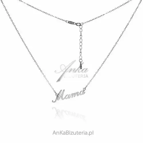 Ankabizuteria.pl Biżuteria srebrna - naszyjnik prezent dla mamy
