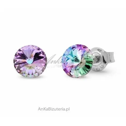 Ankabizuteria.pl Kolczyki srebrne pr. 925 kryształy candy studs small w kolorze, kolor szary