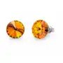 Ankabizuteria.pl Kolczyki srebrne pr. 925 swarovski candy studs w kolorze topaz Sklep