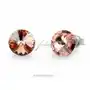 Ankabizuteria.pl Kolczyki srebrne swarovski candy studs w kolorze blush rose Sklep