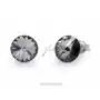 Ankabizuteria.pl Kolczyki srebrne swarovski candy studs w kolorze silver night., kolor szary Sklep