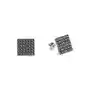 Ankabizuteria.pl Kolczyki srebrne swarovski kingdom studs w kolorze silver night., kolor szary Sklep