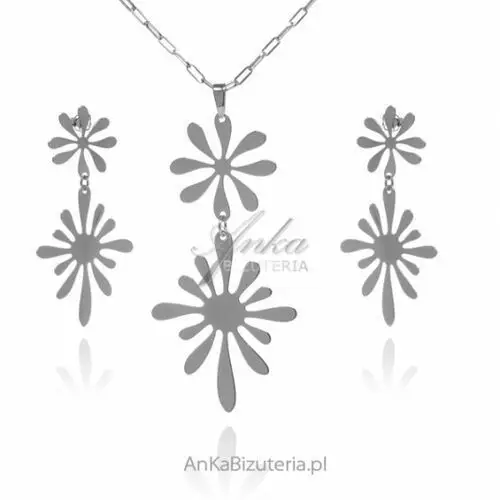 Ankabizuteria.pl Komplet biżuteria srebrna sokrotka