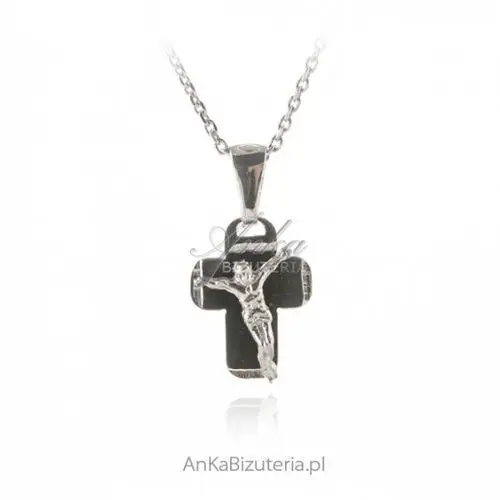 Ankabizuteria.pl Krzyżyk srebrny z jezusem