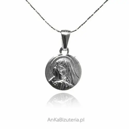 Ankabizuteria.pl Medalik srebrny madonna