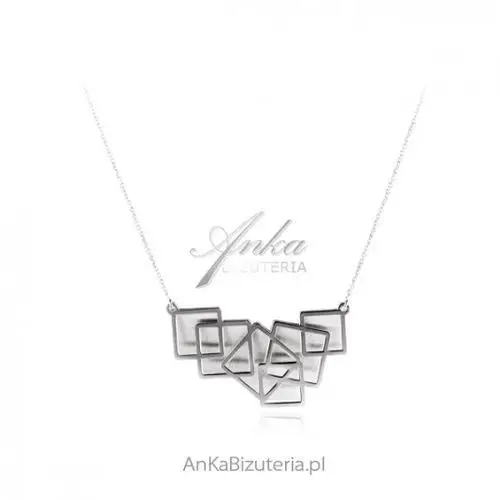 Ankabizuteria.pl Naszyjnik srebrny geometric - oryginalna biżuteria srebrna