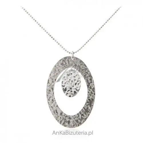 Ankabizuteria.pl Naszyjnik srebrny karbowany - piękna srebrna biżuteria włoska