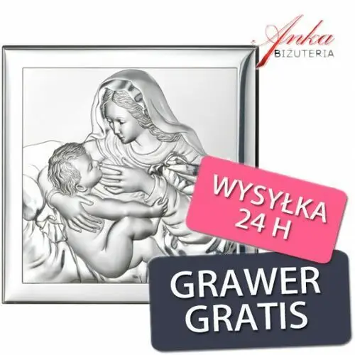 Ankabizuteria.pl Obrazek matka boska karmiąca - obrazek z grawerem