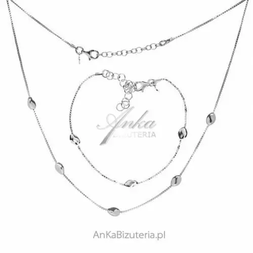 Ankabizuteria.pl Włoski komplet biżuterii srebrnej tessa