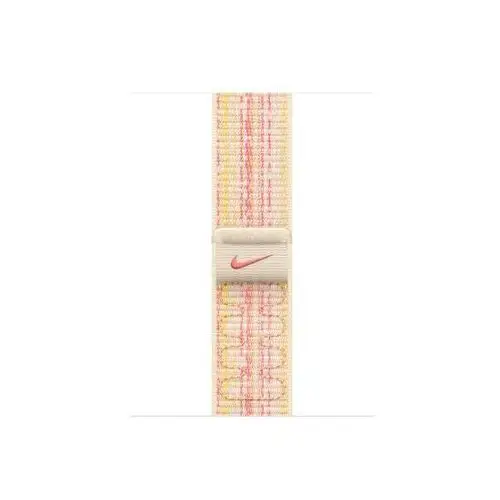 Apple sportowa Nike w kolorze księżycowej poświaty/różowym do koperty 41 mm