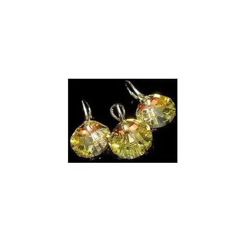 Kolczyki+wisiorek kryształy aurora seashell Arande