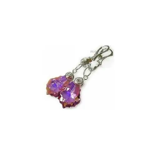 Kryształy kolczyki crystal amethyst Arande