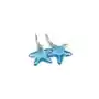 Kryształy Piękne Kolczyki Blue Starfish Sklep