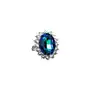 Kryształy piękny pierścionek royal bermuda blue srebro Arande Sklep