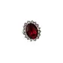 Kryształy Piękny Pierścionek Royal Red Srebro, kolor czerwony Sklep