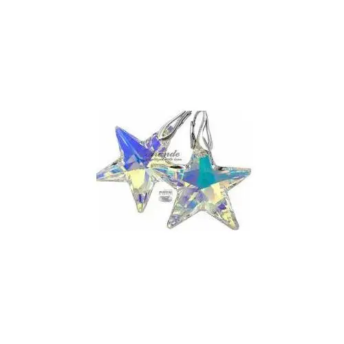 NEW SWAROVSKI piękne duże kolczyki AURORA STAR