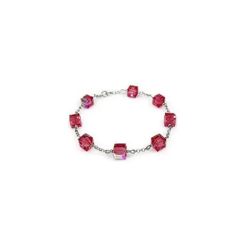 Nowe kryształy bransoletka rose cube charm Arande