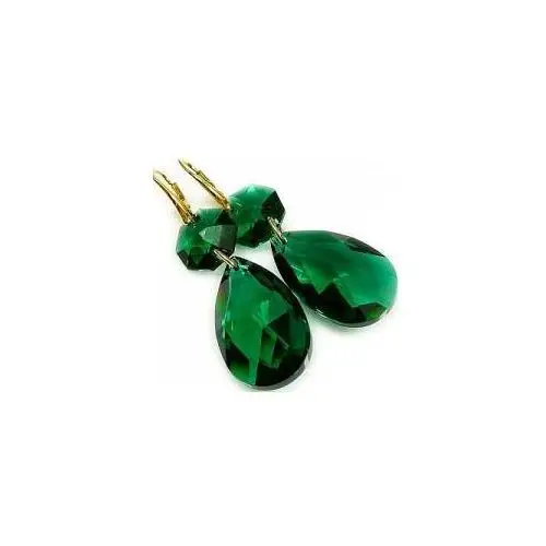Nowe! swarovski piękny komplet emerald jolie gold Arande