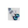 Nowe! swarovski unikatowe kolczyki blue aqua gloss Arande Sklep