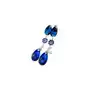 Nowe swarovski unikatowe kolczyki blue comet bella Arande Sklep