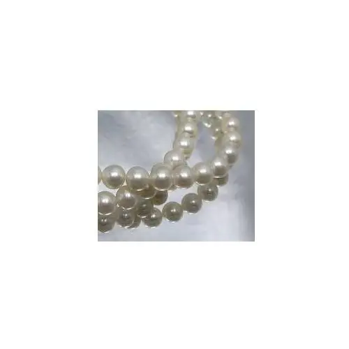 Arande Prawdziwe perły białe piękny naszyjnik srebro