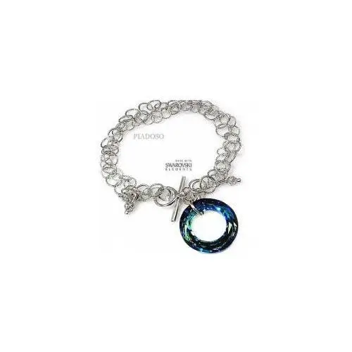 Swarovski bransoletka blue ring srebro kolory Arande