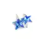 SWAROVSKI duże niebieskie kolczyki Star SREBRO,94 Sklep
