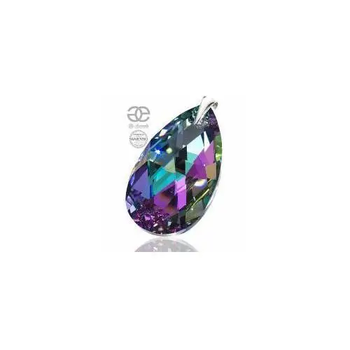 SWAROVSKI DUŻY WISIOREK 50MM VITRAIL LIGHT SREBRO