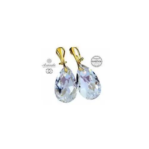 SWAROVSKI KLIPSY MOONLIGHT GOLD ZŁOTE SREBRO, 700436