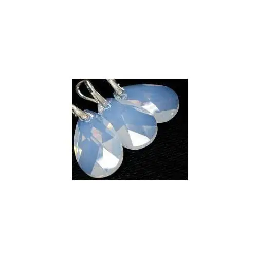 Swarovski komplet white opal srebro certyfikat Arande