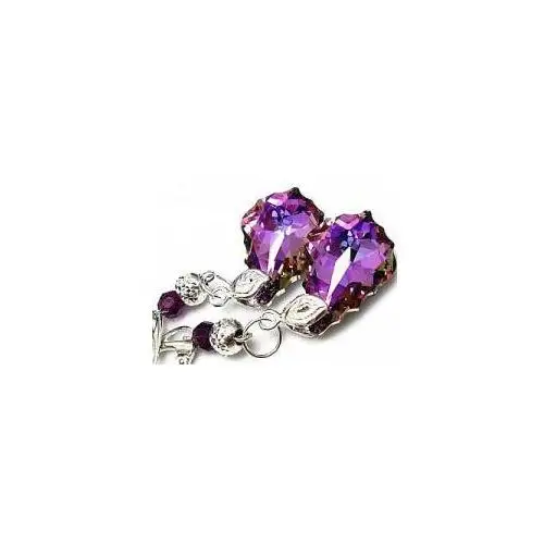 SWAROVSKI KOMPLET+ŁAŃCUSZEK VITRAIL AMETHYST,73