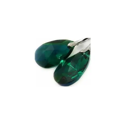 Swarovski najnowsze! piękne kolczyki emerald Arande
