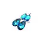 SWAROVSKI piękne długie kolczyki BERMUDA BLUE, kolor niebieski Sklep