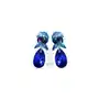 SWAROVSKI piękne kolczyki BLUE COMET ZODIAC GRUDZIEŃ SREBRO, 700748 Sklep