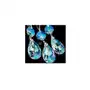 SWAROVSKI piękny komplet BLUE AURORA SREBRO,56 Sklep