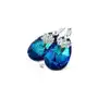 Swarovski piękny komplet blue flow 28mm srebro Arande Sklep