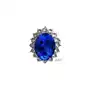 Swarovski piękny pierścionek royal blue srebro Arande Sklep