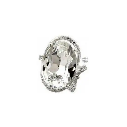 Swarovski przepiękny pierścionek crystal srebro Arande