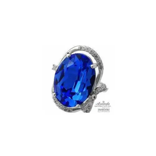 Swarovski przepiękny pierścionek sapphire r9-21 Arande