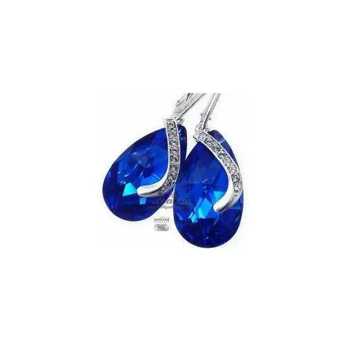 Swarovski special kolczyki blue comet senti srebro Arande